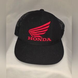 Honda Black and Red Cap